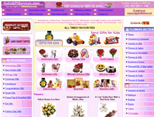 Tablet Screenshot of indiagiftservices.com